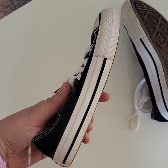 Converse Kids Black and White Sneakers - Picture 7 of 11